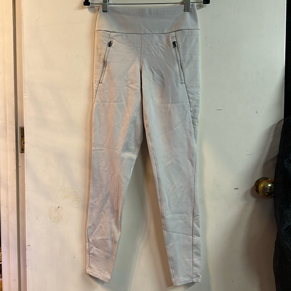 Athleta Peak Hybrid Fleece Tight in Light Grey - Picture 1 of 6